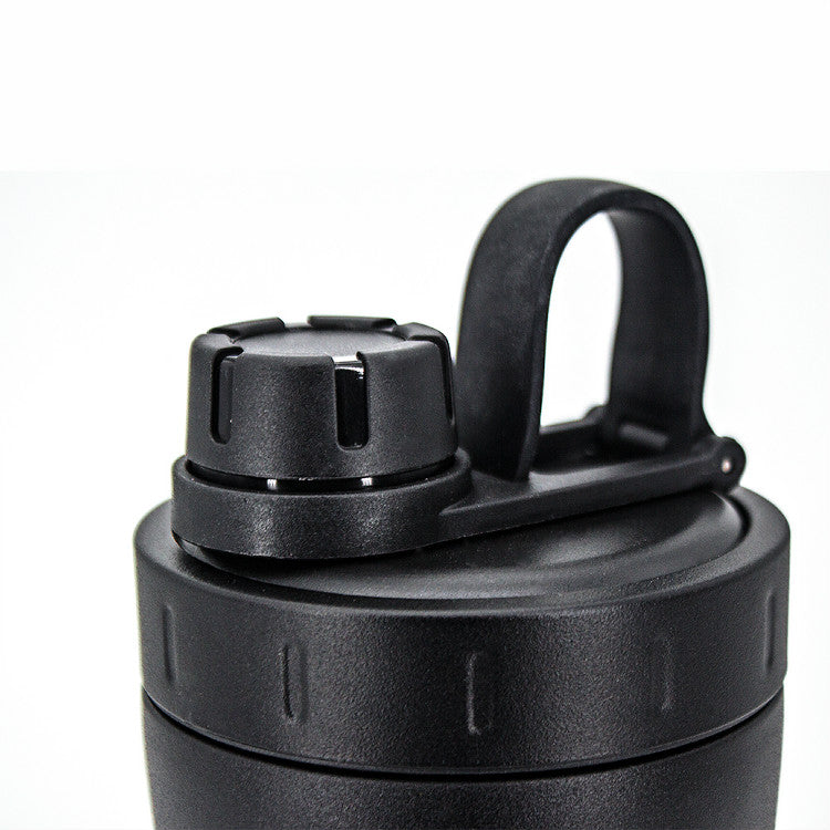 RevivX Insulated Stainless Steel Protein Shaker Bottle, 600 ml